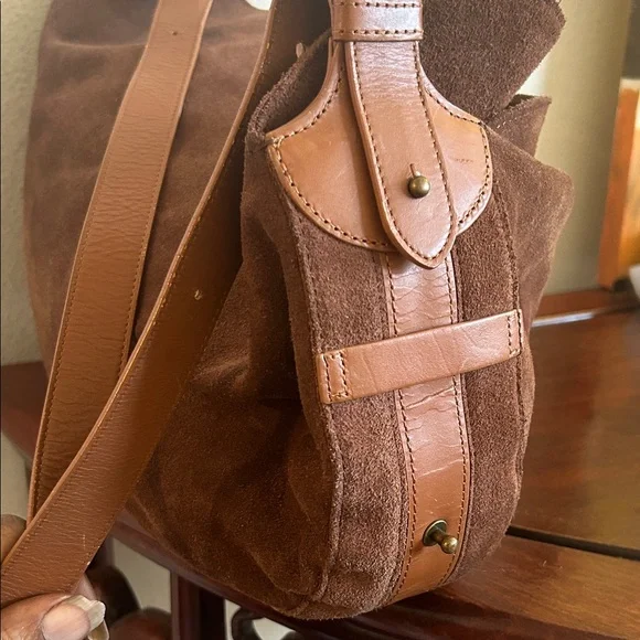 Cynthia Rowley Suede Shoulder Bag - Picture 2 of 8